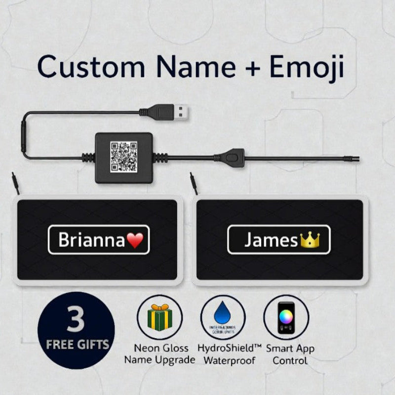 Garage Collectives™ Custom RGB LED Car Mats