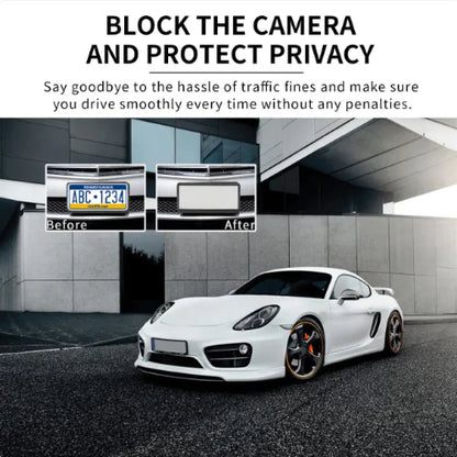 Invisible License Plate Spray